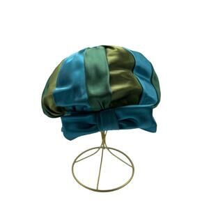 Vintage Womens Satin Oversized Hat Colors  Beret Cap Hat